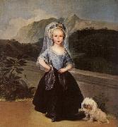 Francisco de Goya Portrait of Mana Teresa de Borbon Y Vallabriga Germany oil painting artist